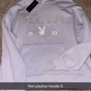 Playboy Light Purple Hoodie